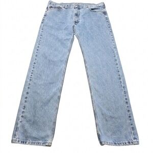 Levi's 505 Men's Jeans 40x36 Regular Fit Straight Leg Medium Wash Waterless Blue